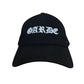 Garde Collective Chaos Snapback Hat in Black and White.