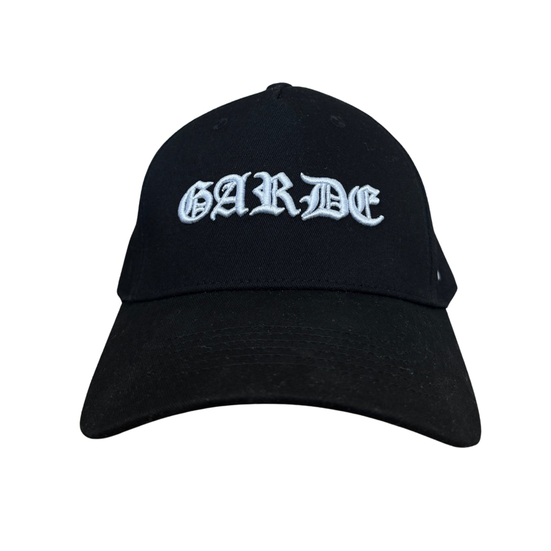 Garde Collective Chaos Snapback Hat in Black and White.