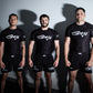 BJJ athletes wearing Garde Collective OG collection jiu jitsu kits at the gym.